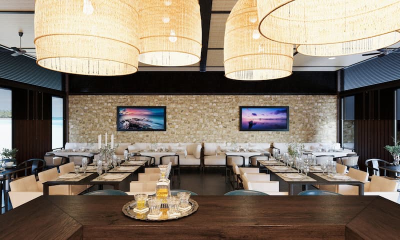 68 Design- Tư vẫn thiết kế thi công nội thất nhà hàng đẹp tại Phú Quốc