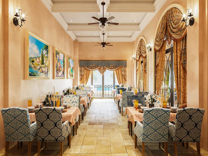 Ấn tượng bởi phong cách thiết kế nhà hàng