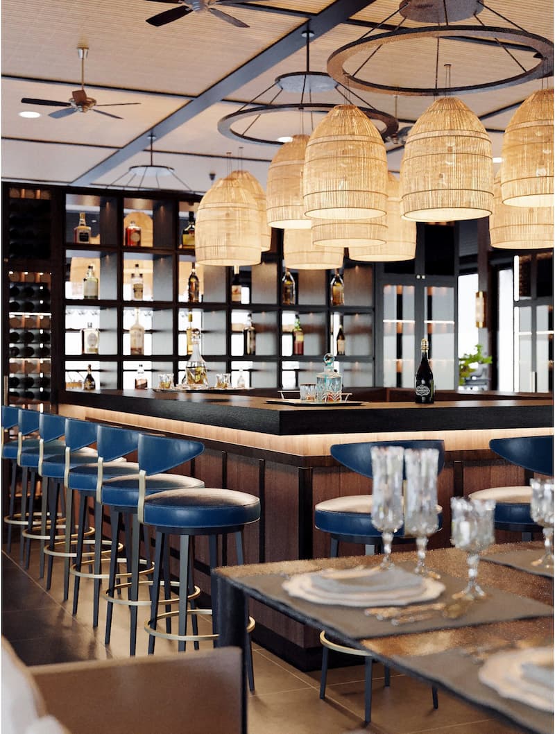 Nội thất nhà hàng đương đại tiềm ẩn nét độc đáo riêng biệt