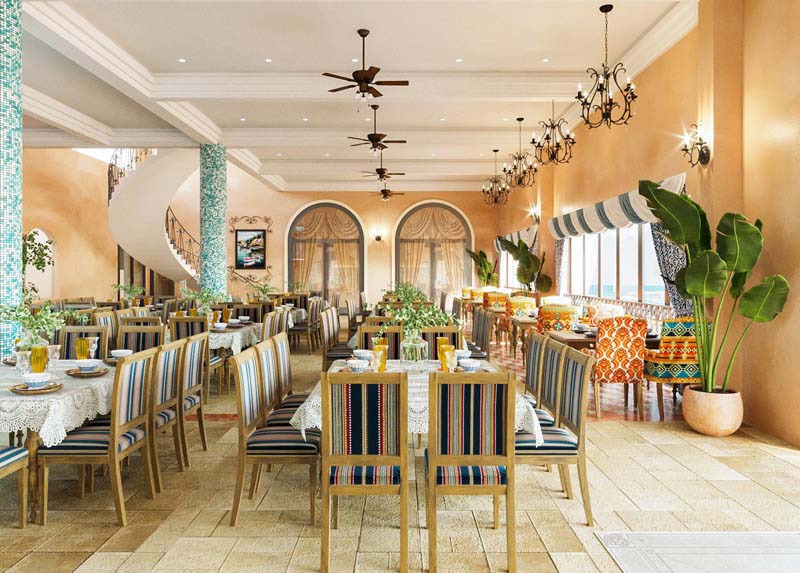 Thiết kế nội thất nhà hàng càng đẹp càng chứng minh sự cao cấp của nhà hàng